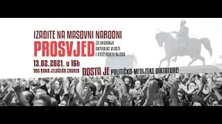 NAJAVA PROSVJEDA U ZAGREBU