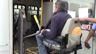 Inside an Access-A-Ride