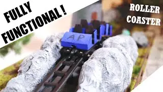 Cannon Shot | launched Shuttle Roller Coaster| working miniature Theme Park scale model