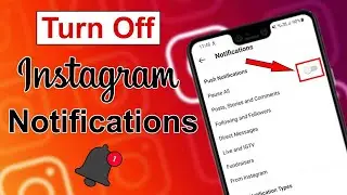 How To Turn Off Notifications Instagram 2022 on iPhone