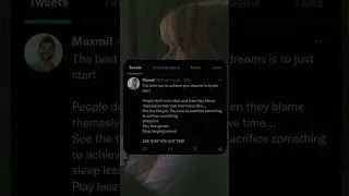 unless you do it, its not done so wake your ass up....