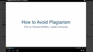 How to Avoid Plagiarism