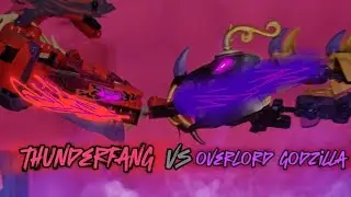 Thunderfang vs overlord godzilla stop motion