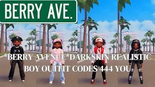 Darkskin Realistic Boy Outfit Codes 444 you*BERRY AVENUE CODES CLOTHES*