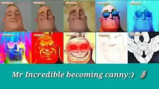 Mr Incredible becoming Canny sing Dame Dane/Baka Mitai #meme