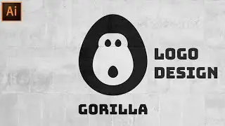 Create A Simple Gorilla Logo Design In Illustrator - 2021 Tutorial