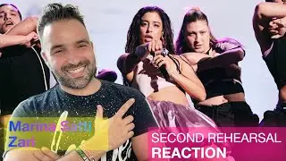 Reaction 🇬🇷: Marina Satti - Zari | Second Rehearsal Reaction | Eurovision 2024 Greece