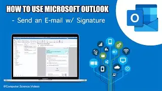 How to SEND an Email with Signature On Microsoft Outlook Using a Mac - Basic Tutorial | New