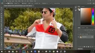 Editing GAURAVZONE Gaurav Sharma photo in Photoshop ❤️💖