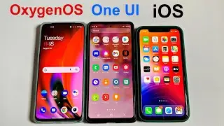 Oxygen OS vs One UI vs iOS | Which is Best? Some Important Things To Know! (HINDI)