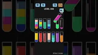 solve and solution water color sort game level 895