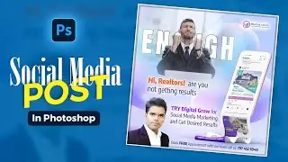 Create Attractive Social Media Post in Photoshop Ep01