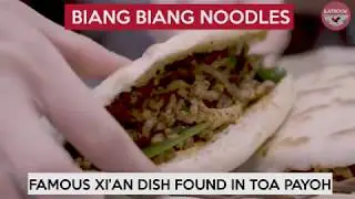 Biang Biang Noodles And Rou Jia Mo At Toa Payoh | Biang Biang Noodles Xi’an Famous Food