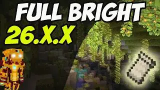 FULLBRIGHT Mod in Minecraft 1.21.1 - how to use Gamma Night Vision 1.21.x FABRIC (2024)