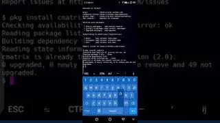 cmatrix command in termux | Termux | 