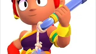 Человек Факел brawl stars - Амбер королева автоматического прицеливания - 34к трофеев геймплей