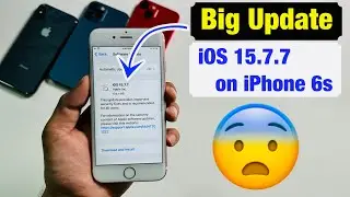 iOS 15.7.7 On iPhone 6s || Very important Update ⚠️
