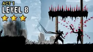 Ninja Arashi 2 | Act 1 | Level 8 | Walkthrough/Playthrough Video.