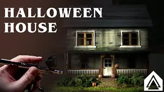 Easy Way To Paint an awesome decrepit Halloween House | Terrain School S1E1 | Beginner