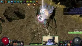 Path of Exile Ascendancy -Inquisitor Crit 2H Staff Lightning Strike Gameplay