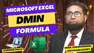 Dmin Formula Microsoft Excel, 