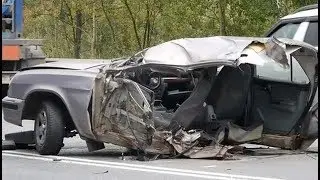Под Нижним Новгородом «Волгу» разорвало пополам
