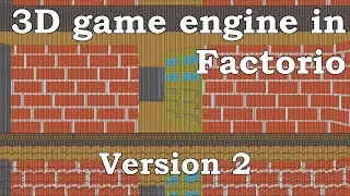 Raycasting engine in Factorio 1.0 (unmodded) - Facto-RayO v2.0