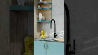 Open Kitchen cum Dining Interior Design.... #shortvideo #design #shorts