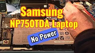Samsung NP750TDA Laptop, Smell of Smoke and dead