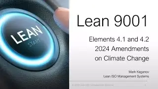 ISO 9001 Amendment 2024 Climate Changes | Understanding Context of the Organization | ISO 9001