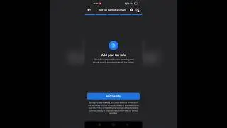 facebook tax information setup #shortsfeed