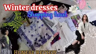 Winter shopping 🛍️ haul /Zellbury new winter ready to wear Collection / Winter dresses