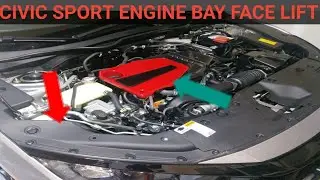 2016-2021 HONDA CIVIC JDM RED BLK TYPE-R STYLE ENGINE COVER + SIDE PANEL COVER INSTALLATION