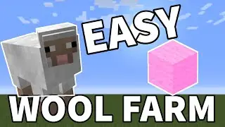 EASY WOOL SHEEP FARM MINECRAFT JAVA 1.19