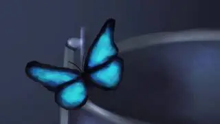 Borboleta Azul  - Speed Painting