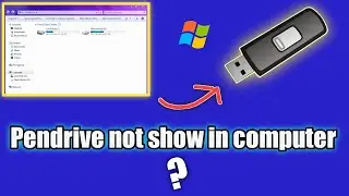 pendrive not show in computer | fix pendrive | in hindi ???