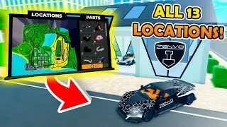 Zenvo Scavenger Hunt And ALL 13 LOCATIONS FOUND In Car Dealership Tycoon! (FAST METHOD)