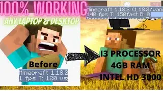 How to remove/Fix  Lag from Minecraft Java edition |how to make minecraft smooth|Super Easy