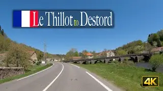 Les Vosges, France 🇫🇷 Driving from Le Thillot to Destord