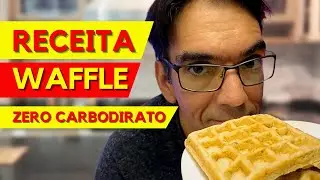 RECEITA DE WAFFLE PROTEICO ZERO CARBOIDRATO - CETOGÊNICA E CARNÍVORA