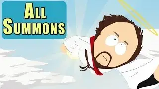 South Park The Stick Of Truth - ALL SUMMONS (Jesus / Mr. Slave / Mr. Hankey / Mr.Kim) HD