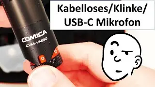 Comica CVM-VM30: Kabelloses Shotgun Mikrofon mit viel Zubehör