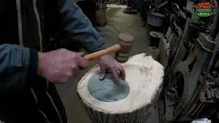 Tôlerie Formage part 2 étirer et retreindre une tôle. Ceci n'est pas un tuto 😉