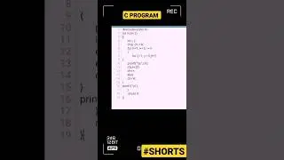 C program for printing pattern 