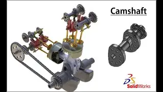 Camshaft Design  |  Modeling a Motorcycle Engine with SOLIDWORKS | SolidWorks Tutorials