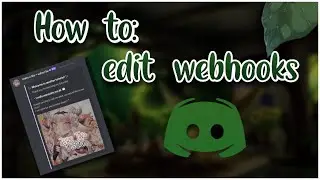 How to: edit an existing webhook & embeds with Discohook ❤️ | Discord tutorial