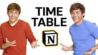 Make a Timetable in Notion (free Template)