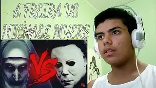 REACT A Freira VS. Michael Myers(Halloween) Ft. Caroly | Batalha de Rap | RapBits