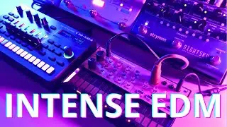 Intense EDM Jam | Dragonflies | Volca Keys & TR-6S & Hydrasynth & Microcosm & NightSky & Skylar
