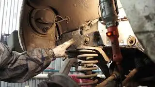 Installing Lada Niva frame rail reinforcements. A brief overview.